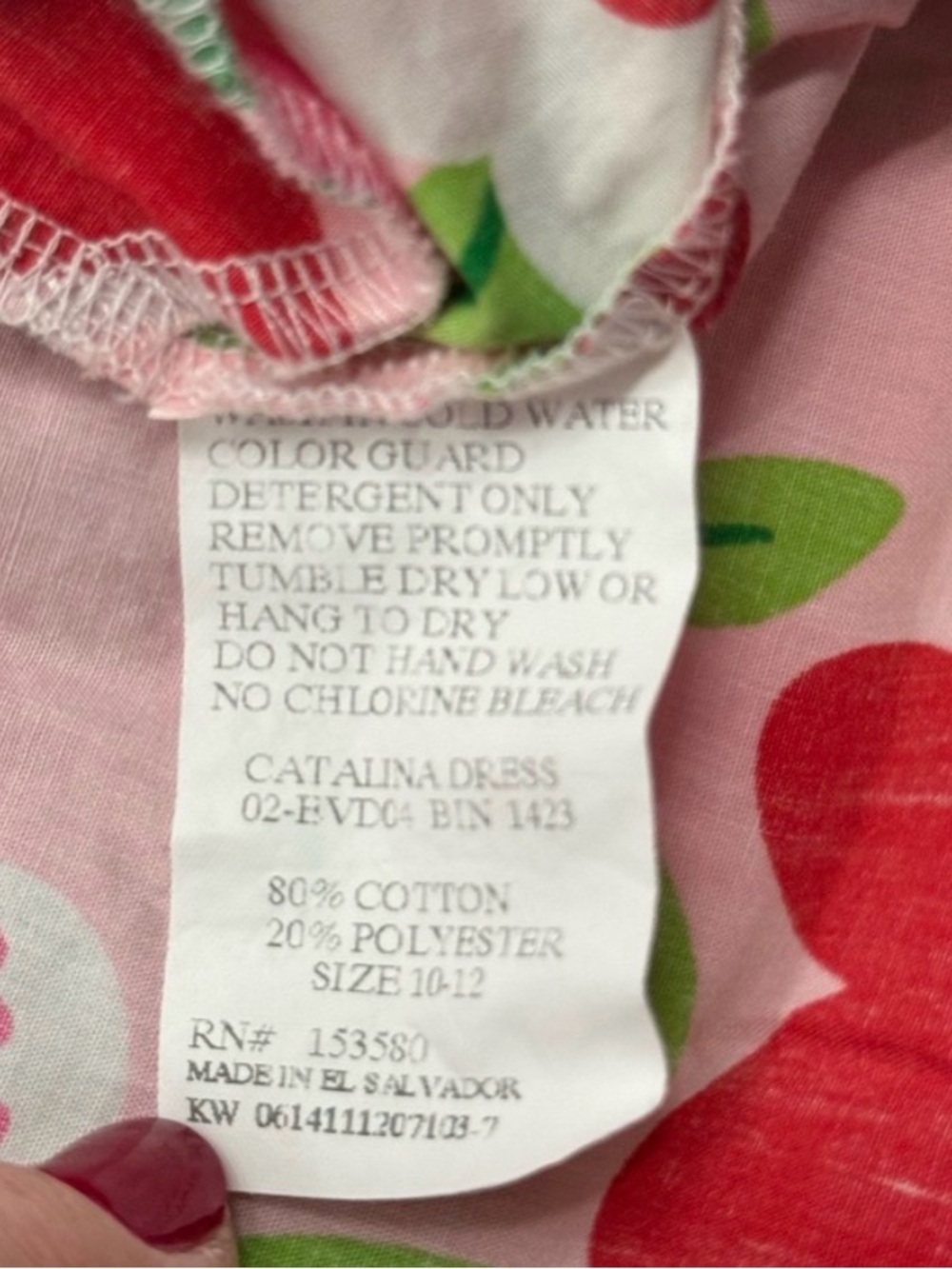 Eleanor Rose red hearts pink Floral Lace Girls' Dress 10-12 yr - Picture 4 of 5